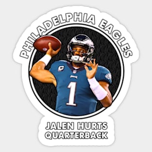 JALEN HURTS - QB - PHILADELPHIA EAGLES Sticker